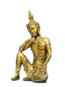 Golden Gautam Buddha 1/3rd Ratio Statue