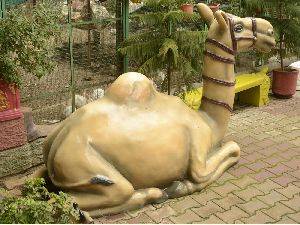 Real Look Fiber Camel Statue