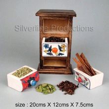 Drawer miniature Kitchen Spice Cabinet