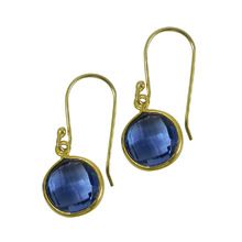 Blue topaz hydro gemstone Earring