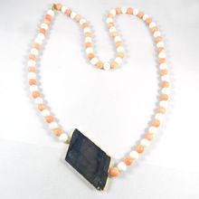 Labradorite onyx gemstone Necklace
