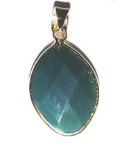 green onyx gemstone pendant