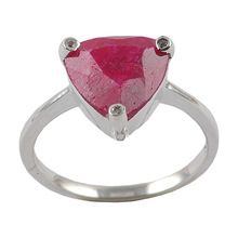 pink corundum ring