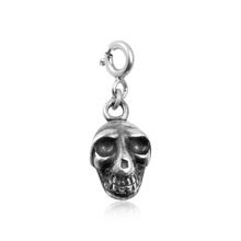 sterling silver skull shape pendants