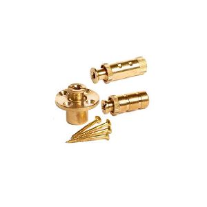 Brass Slotted Knurled Drop Anchors