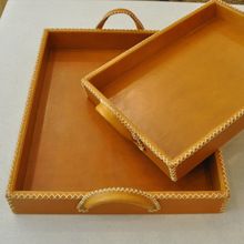 PU leather Serving Trays