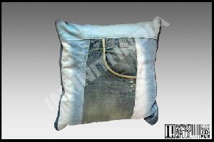 DECORATIVE DENIM CUSHION