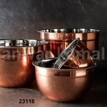 Copper Mixure Bowls