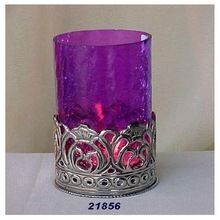 Large Purple Glass Votive
