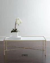 Marble and iron Side Table