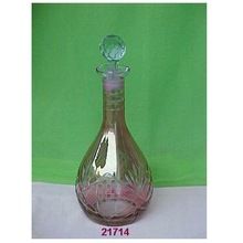 Perfume Bottle with Glass Top