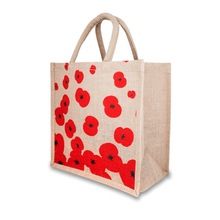 Basic style cheap natural jute promotional shopping bags