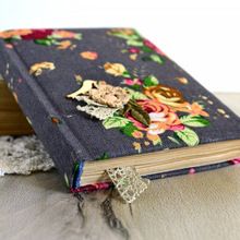 Handmade floral notebook