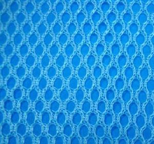 Blue Net Mesh Fabric