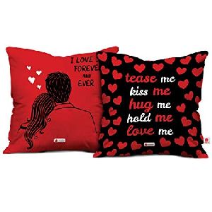 Printed cushions with filer