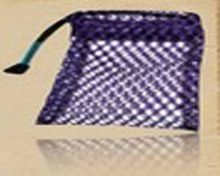 Cotton Mesh Cosmetic Drawstring Pouch