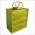 reusable jute bag olive color jute bag