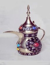 STONE DECORATED COFFEE POT