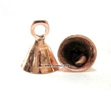 plated brass copper cow bell
