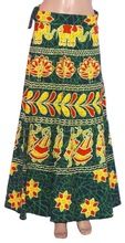 Jaipur Tie and dye cotton skirt
