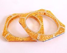 Party wear Two tone Plated Bangle