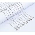 Silver Snake Bone Clavicular Chain