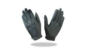 Black Color Full Leather Golf Glove
