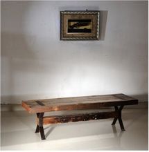 wooden handmade coffee table