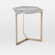 Premium quality Hex Marble top side table