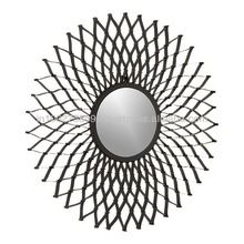 Iron Mirror Sunflower design bronze