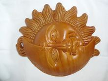 Sun and Moon Terracotta Wall Hanging