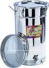 Stainless Steel Honey Tank with Two Net Cover