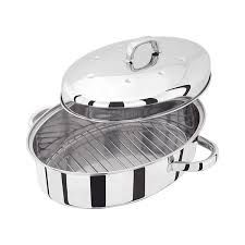 Stainless Steel Square Roaster With Cover