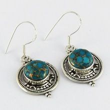 Beautiful Blue Copper Turquoise Earring