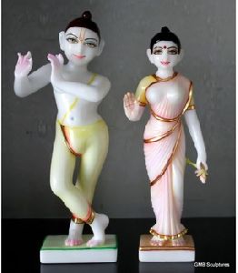 Hand Carved Iskon Radha Krishna
