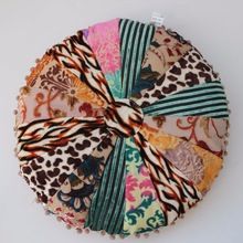 burnout round cushions