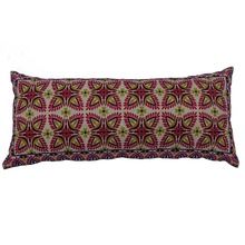 embroidered cotton pillow cover