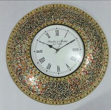 Uniquely Handmade Glass Mosaic Wall Clock