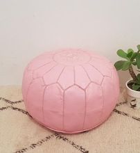 Handmade Moroccan Leather Pouf