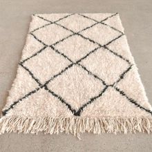 Handwoven Wool Accent Floor Rug