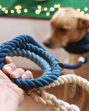 Indigo Ombre Rope Dog Leash