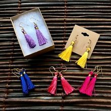 Silk Tassel Earrings