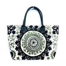 Handbags in suzani embroidery online foldable beach bag
