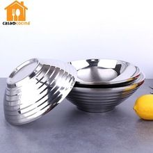 stainless steel soup bowl