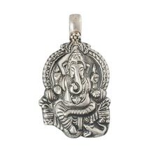 Lord Ganesha Silver Pendant