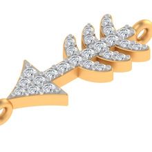 Sagittarius diamond Gold Charm Pendant