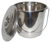 Stainless Steel Pail Bucket with Lid