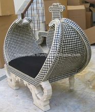 Moroccan Style Camel Bone Inlay Sofa