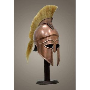 Greek Corinthian Armor Helmet with Plume