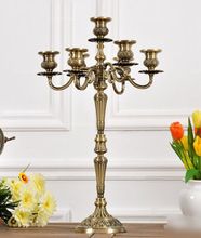 gold crystal candle holder